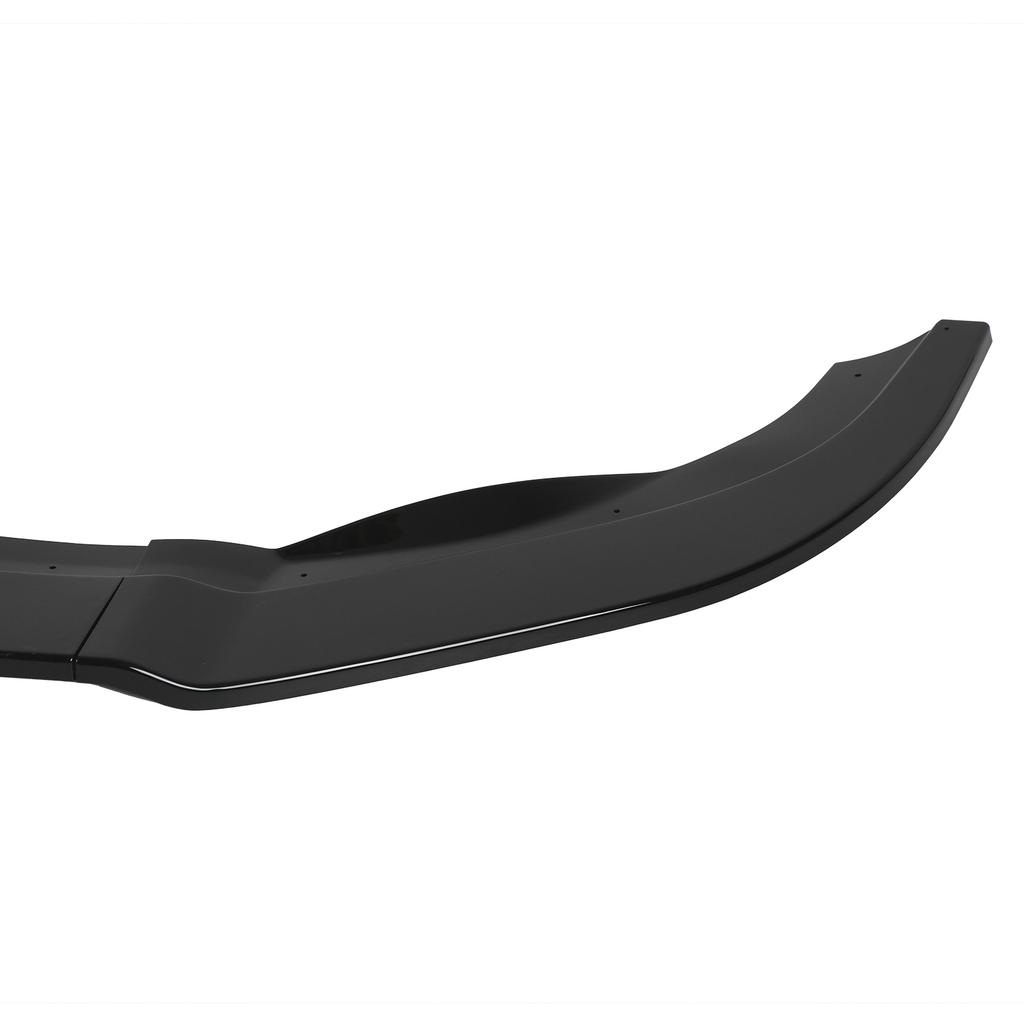 K SEEK DESIGN 3Sections Front Bumper Splitter Lip Replacement for MK6 R R20 20092013(Gloss Black )