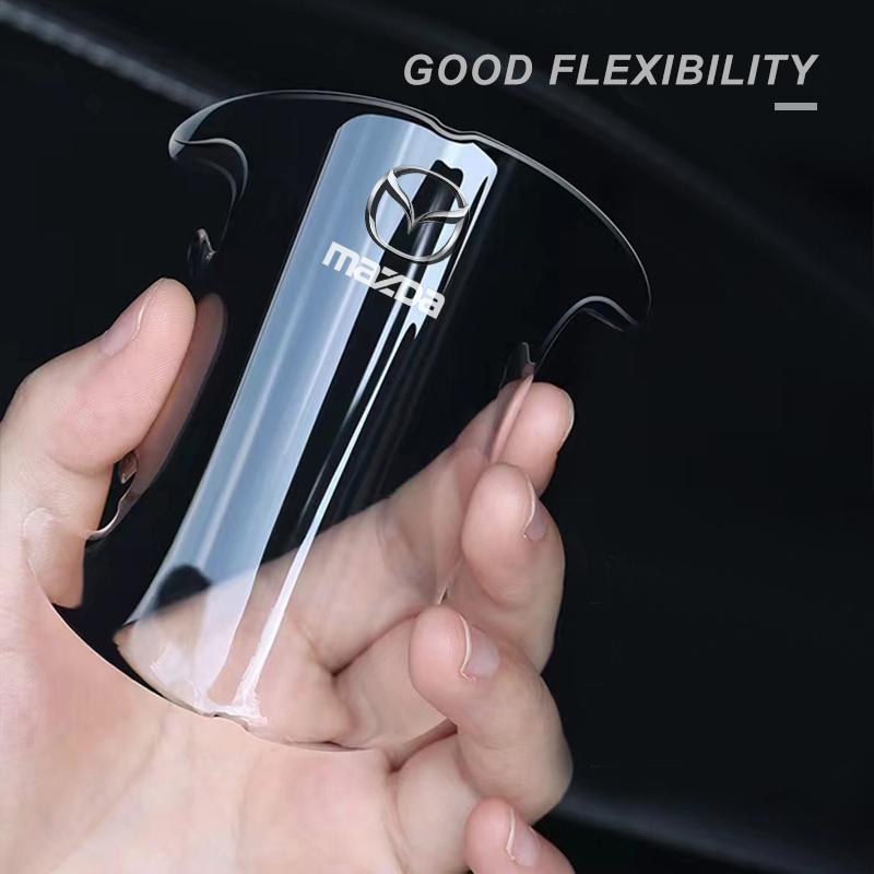 4 Pezzi Pellicola Protettiva Decorativa Adesiva Trasparente per Maniglia Porta Auto per Mazda 3 6 CX5 2 CX3 CX9 MX5 RX8 Axela Demio MS CX5 2 Axela Demio Atenza MS GJI
