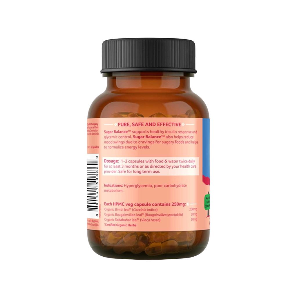 Suga Dengesi (60 kapak, 250 mg), Şeker Dengesi, Organik Hindistan