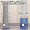 foldable Mini mop for wiping the table handheld cotton-absorbing bathroom, kitchen, housework with 3 Replacement Sponge Heads