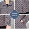 Plus Size Cardigan Jacket for Women 70-80: Spring/Autumn Outerwear for Middle-Aged & Elderly