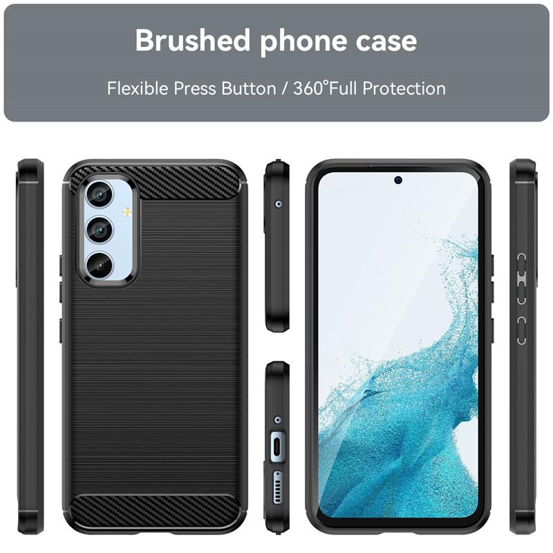 For Samsung Galaxy A54 Case For Samsung Galaxy A12 A23 A53 A14 A34 A54 5G Cover Shockproof Soft Silicone Protective Bumper