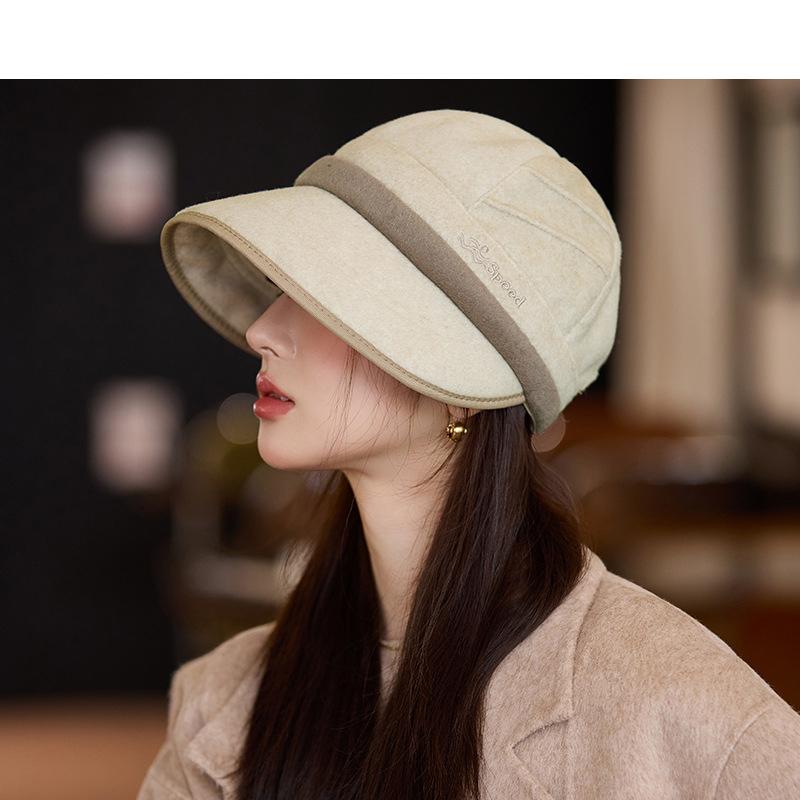 Color Block Fisherman Hat Women's Autumn Winter Basin Hat