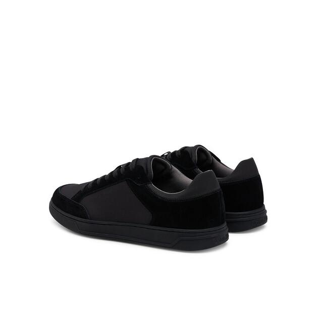Men's Calvin Klein Low Top Lace Up Repreve Mix Hm0hm01802 Black Sneakers