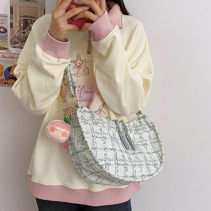 Women's bag new shoulder bag fashionable sweet messenger bag dumpling bag