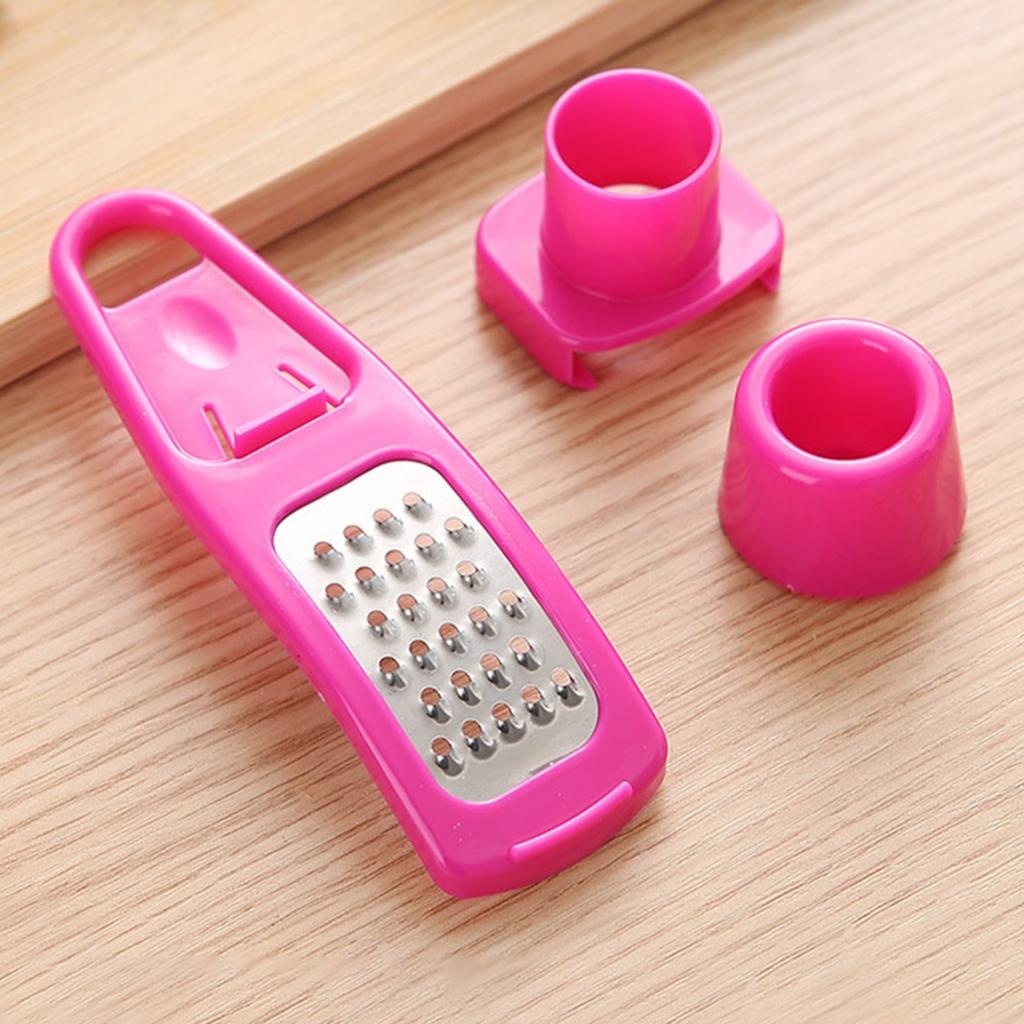 1Pc Household Multifunctional Manual Garlic Grinding Ginger Garlic Press Garlic Mash Peeling Garlic Twist Garlic Creative Kitchen Gadget