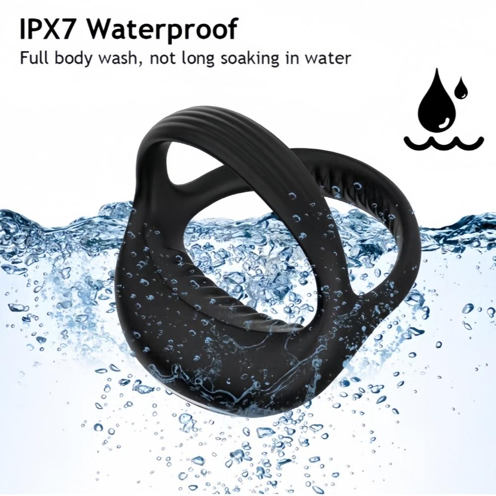 Elektrischer Hodenring Vibrator Penis Trainingsring Lang Anhaltender Ejakulationsverzögerer Vibrator G-Punkt Stimulation Penis Erektion Massage