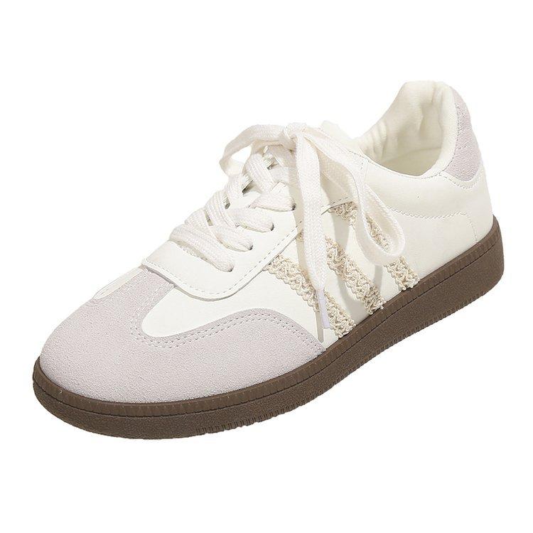 

Кружевные кроссовки женские весенне-осенние новая обувь на плоской подошве универсальные повседневные кеды спортивные одинарные туфли 40