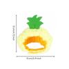 Pineapple Pet Hat Open Face Costume Ear Openings Dress up Headwear