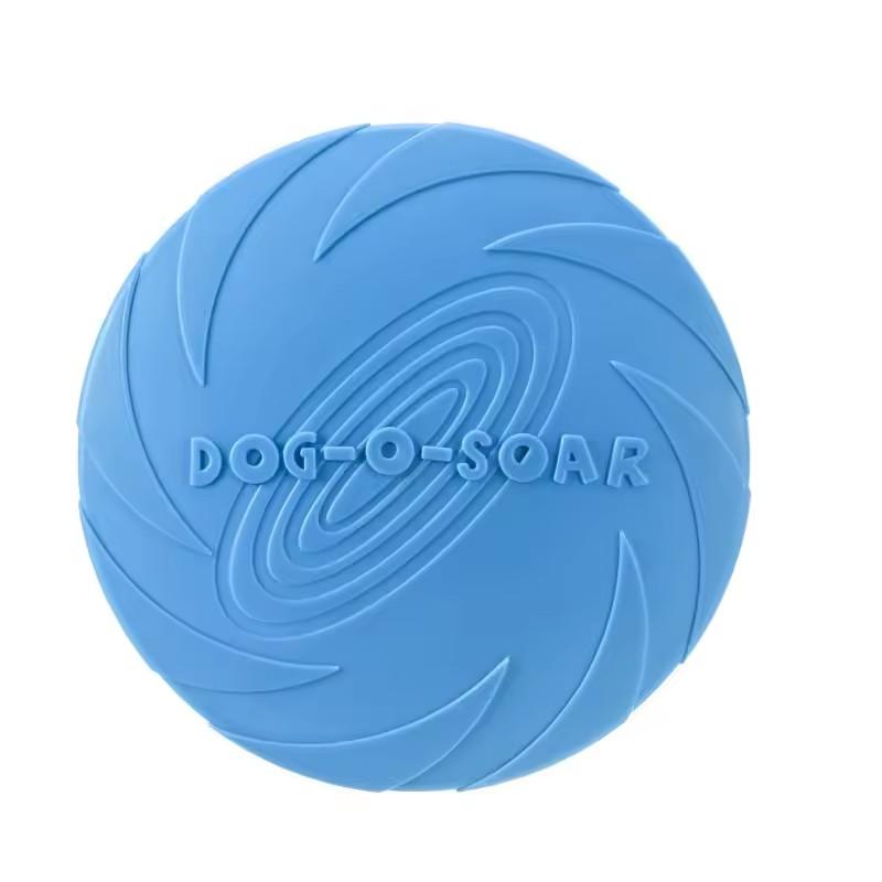 

Interactive Silicone Flying Saucer Toy for Dogs Chew Resistant Flying Disc Pet Game Perfect for Puppy Training Fun S-15CM