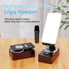 Foldable Phone Holder Stand Anti-Slip Pads Phone Holder with Microphone  Desktop Use