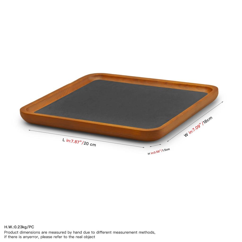 Woodten Wooden Jewelry Large Jewelry Accessory and Small Item Professional Jewelry Display Dark Tray, Tray, Storage, (Large, Gray)