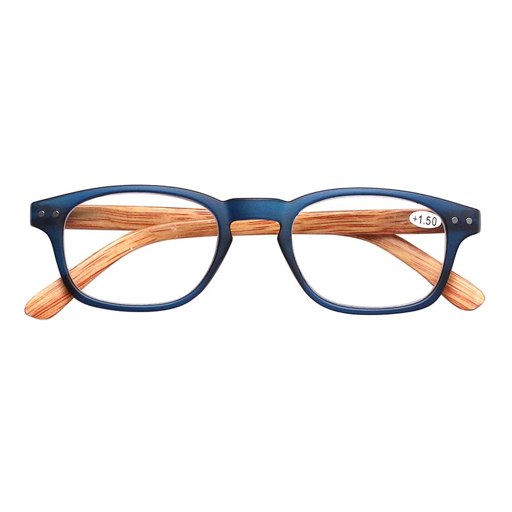 Wood Grain Mirror Legs Reading Glasses Spring Hinge Men Women Hd Reader Diopter +1.0+2.0+3.0+5.0+6.0