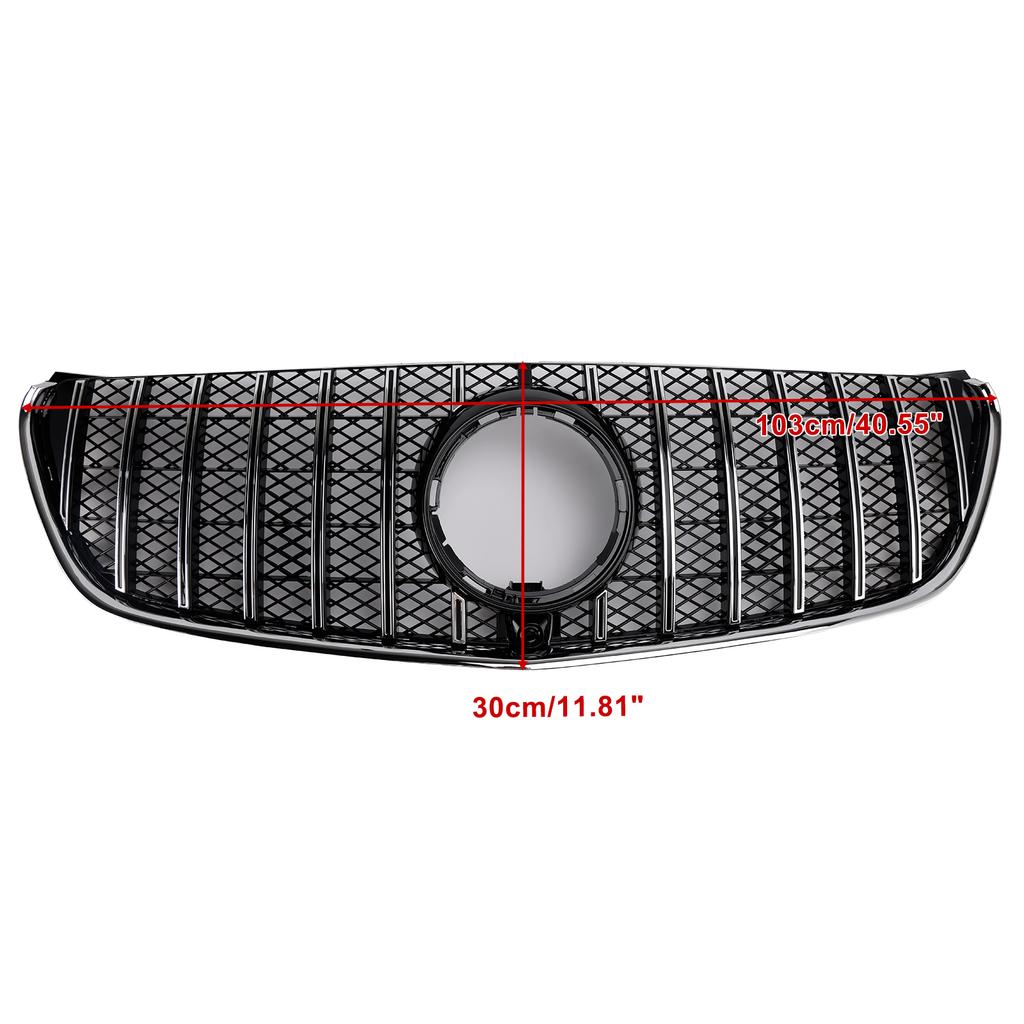 Front Upper Grill Grille Fit Mercedes Benz V Class W447 2014-03.2019