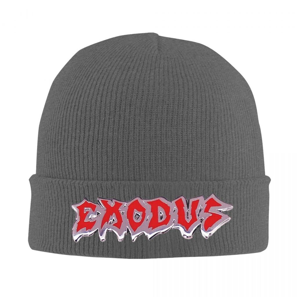 Heavy Metal Exodus Warm Knitted Cap Hip Hop Bonnet Hat Autumn Winter Outdoor Beanies Hats for Men Women Adult