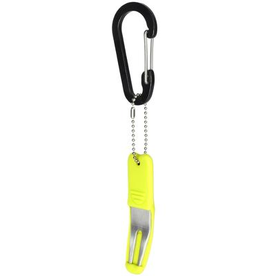 Golf Green Fork with Silicone Cover for Injury Prevention Clothing Carabiner Included for Belt Pocket Compact Golf Fork [sourire Vivre] Easy-to-Attach