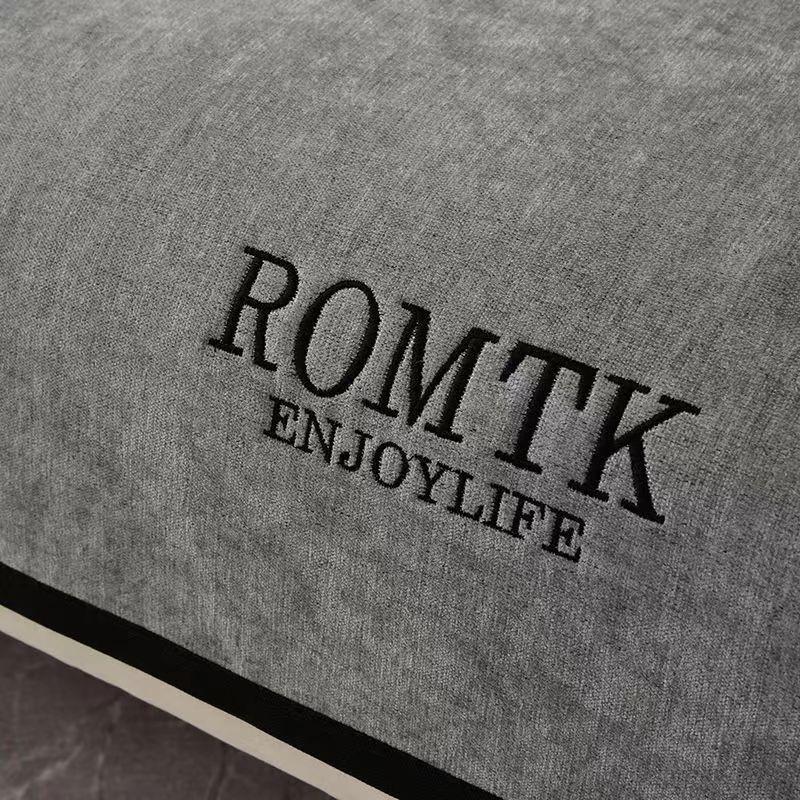 Chenille Sofa Cushion Four Seasons General Simple Modern Non-slip Sofa Cover Cover Light Luxury Cushion Armrest Back Cover Cloth