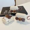 Suitable AirPods Pro 2 Earphone Case Apple 3/4 Protective Chocolate Clip Ins