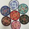 Random Color Embroidered Dining Table Coasters Insulated Coffee Coasters Dining Mats Used for Table Decoration In Restaurants