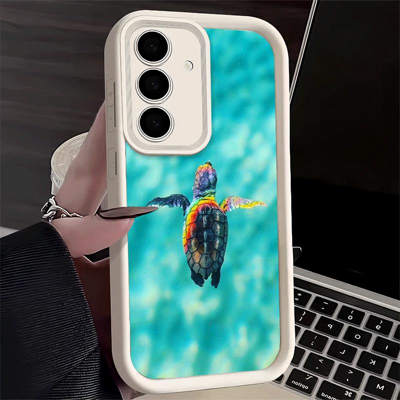 Summer Sea Turtle Cute Soft Phone Case for Samsung Galaxy S26 Ultra S25 Edge S24 S23 S22 Plus S21 S20 FE 5G Shell Silicone Funda