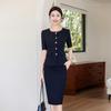 Toluoman Women's Summer Professional Two-Piece Suit