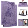 Butterfly Pattern Embossing Process Design Leather Tablets Case For iPad/Samsung Tab/Huawei/Amazon/Lenovo/Xiaomi/Oppo/Nokia