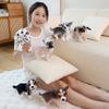 Cute simulation puppy dog spotted dog doll plush toy husky doll home decoration children's rag doll