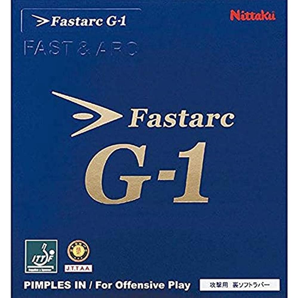 Nittaku Fastark G-1 Table Tennis Rubber Soft Tension Black 2.1mm