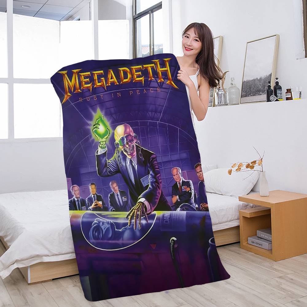 Band M-Megadeths Anime Beach Swimming Towel Soft Absorbent Washcloth Children's Gifts For Kids Travel Camping Gym