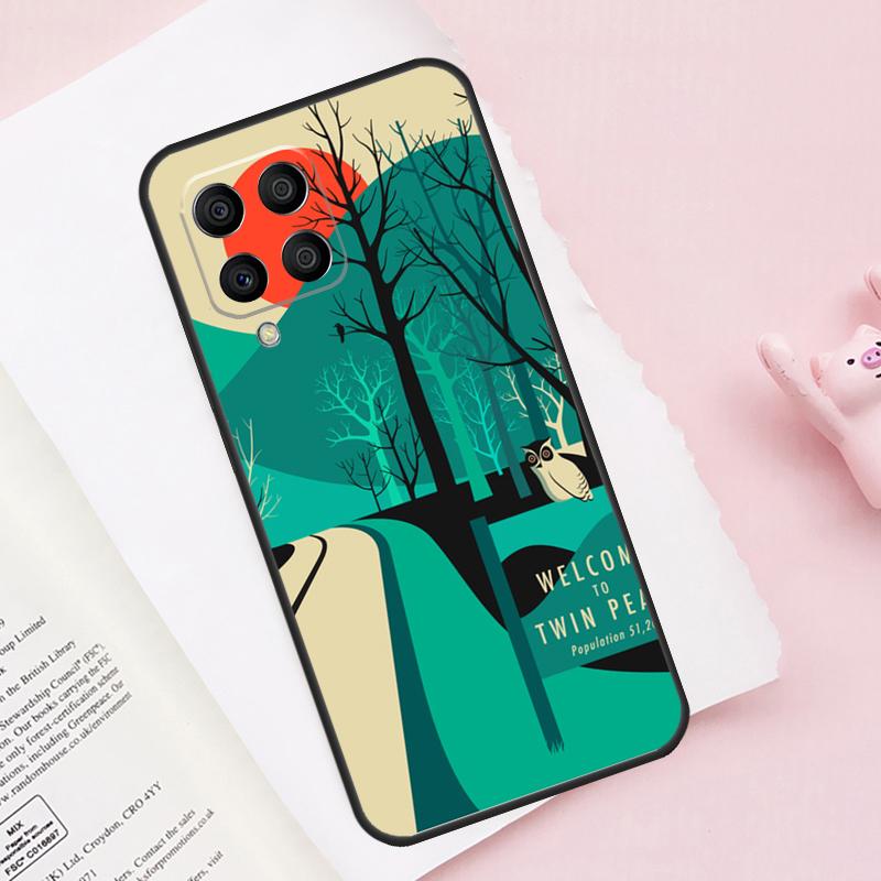 Welcome To Twin Peaks Case For Samsung Galaxy M16 M36 M56 M21 M20 M23 M31 M11 M54 M14 M34 M13 M52 M32 M12 M15 M55