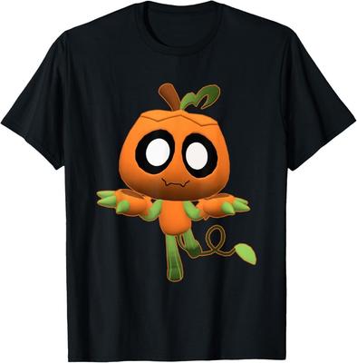 T-shirt Unisexe Drôle Dandy Monde de Gamer Halloween Gourdy Effrayant