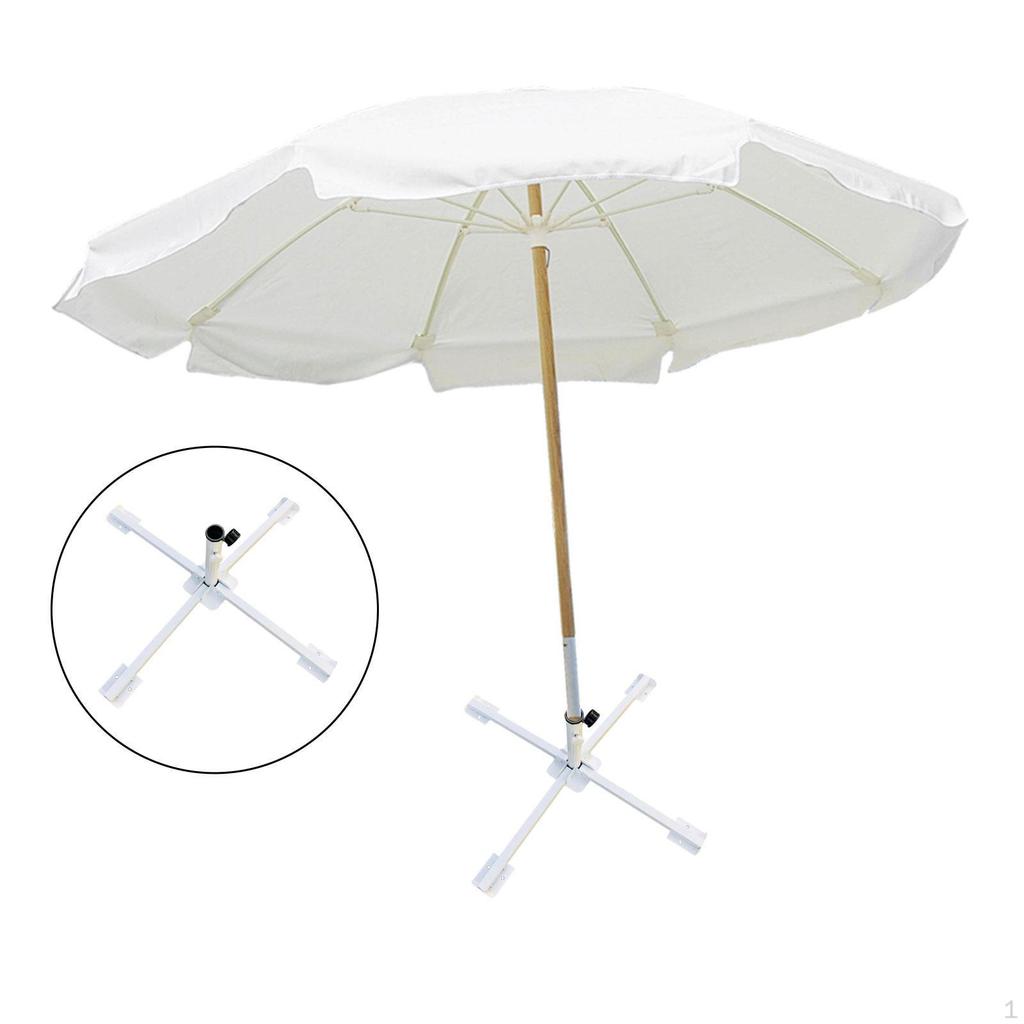 Beach Umbrella Stand Base Outdoor Parasol Support Outside Portable Holder Foldable for