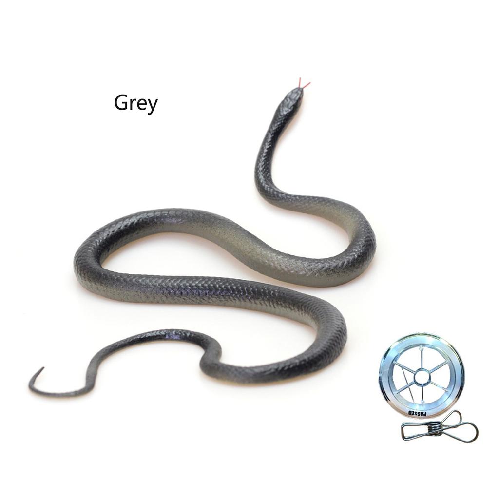 Snake Prank With String Clip Funny Large Realistic Rubber Snake Prank With String And Clip Rubber Fake Snake Model Fashion