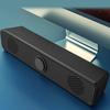 Mini Sound Bar USB Powered Sound Bar Speaker for Computer Desktop Laptops PC, Black