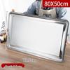 Wuhe Extra Thick Stainless Steel Rectangular Utility Tray