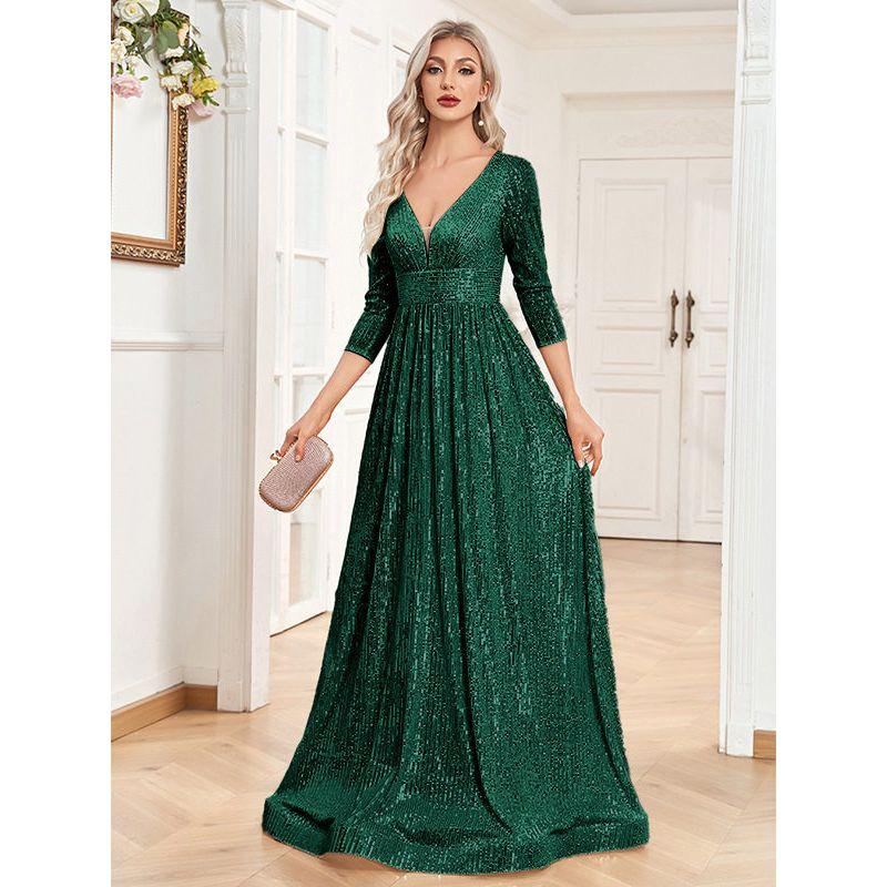 Evening Dresses Elegant Banquet European and American Cocktail Party Long Dresses Evening Party Dresses Gown