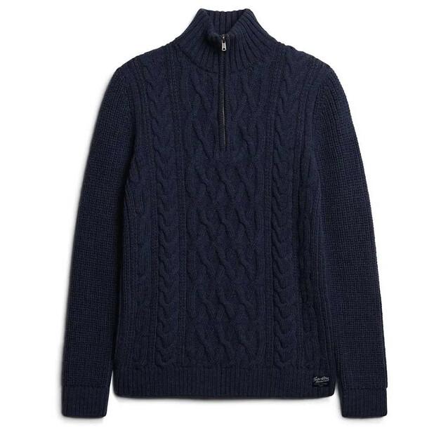 

Superdry Свитер с полумолнией Jacob Cable L