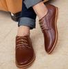 Premium Fashion Casual Pu Leather Men Business Shoes In Brown Black Blue Sizes 6-13