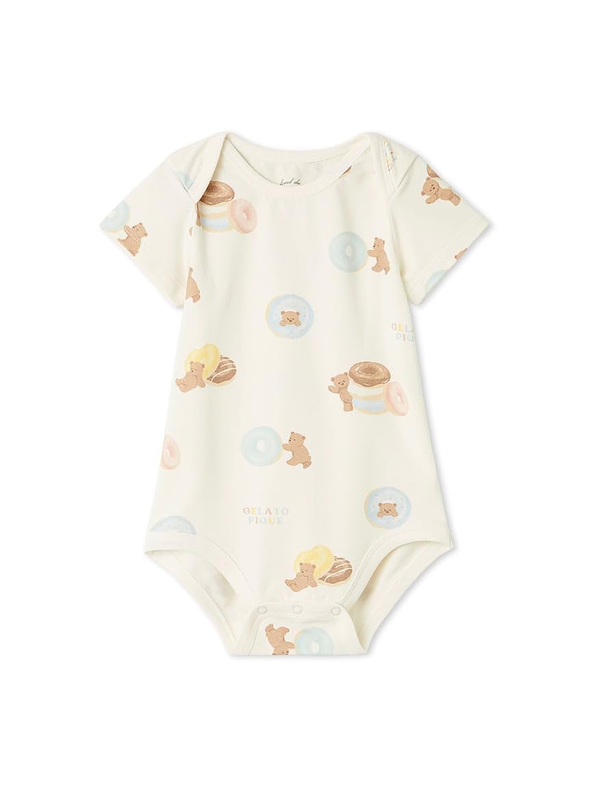 

BABY Donut Bear Print Bodysuit PBCO252454 CRM 70 [Gelato Pique]