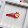 4Pcs Cute Apple Simulated Fruit Hair Clips For Girls Sweet Side Hairpins Broken Hair Accessory Bb Clip Ins Headwear
