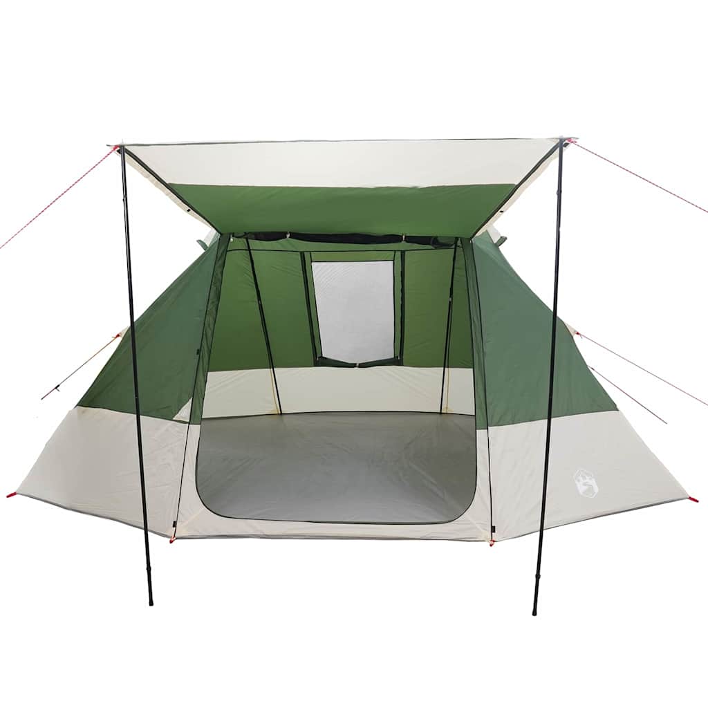 Camping Tent with Roof and Storage Green 482 x 360 x 227 cm Taffeta