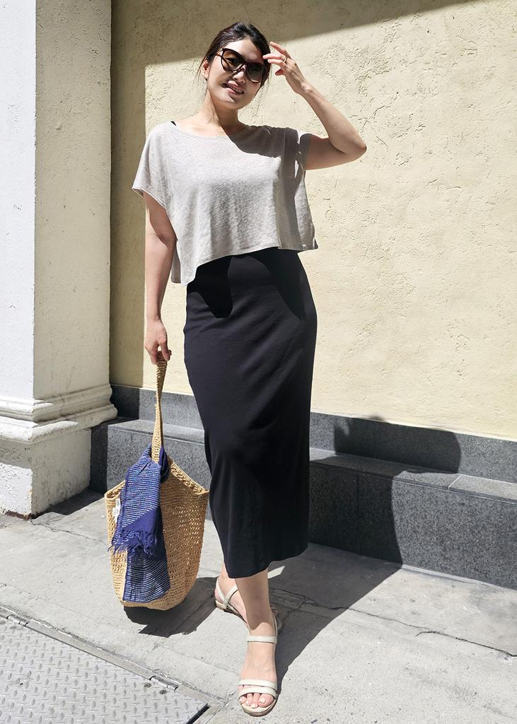 Ellichoi Chelsea Linen Knit Box Top