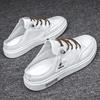 2023 Summer New Men's Outerwear Breathable, Anti Odor, Lazy, One Step, Half Tug, Casual Sports Heel Free Trendy Shoes