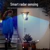 2025 Solar Wall and Ground Light: Multifunctional, Waterproof, Portable, with Human Motion Sensor for Garden