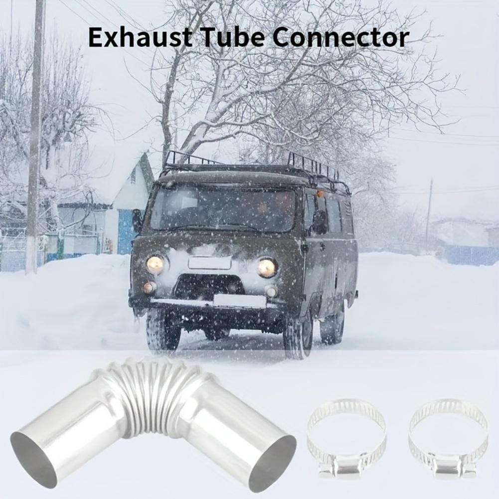Exhaust Pipe Connector Elbow Tube 13cm Stainless Steel for Customizable Exhaust System Layouts in Various Applications