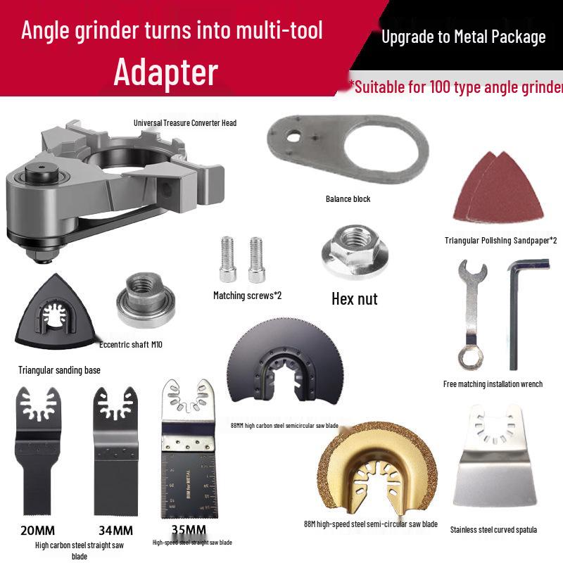

Адаптер для многофункционального инструмента угловой шлифмашины и электрический кромочный фрезер с квадратным пазом, коллекция деревообрабатывающих инструментов