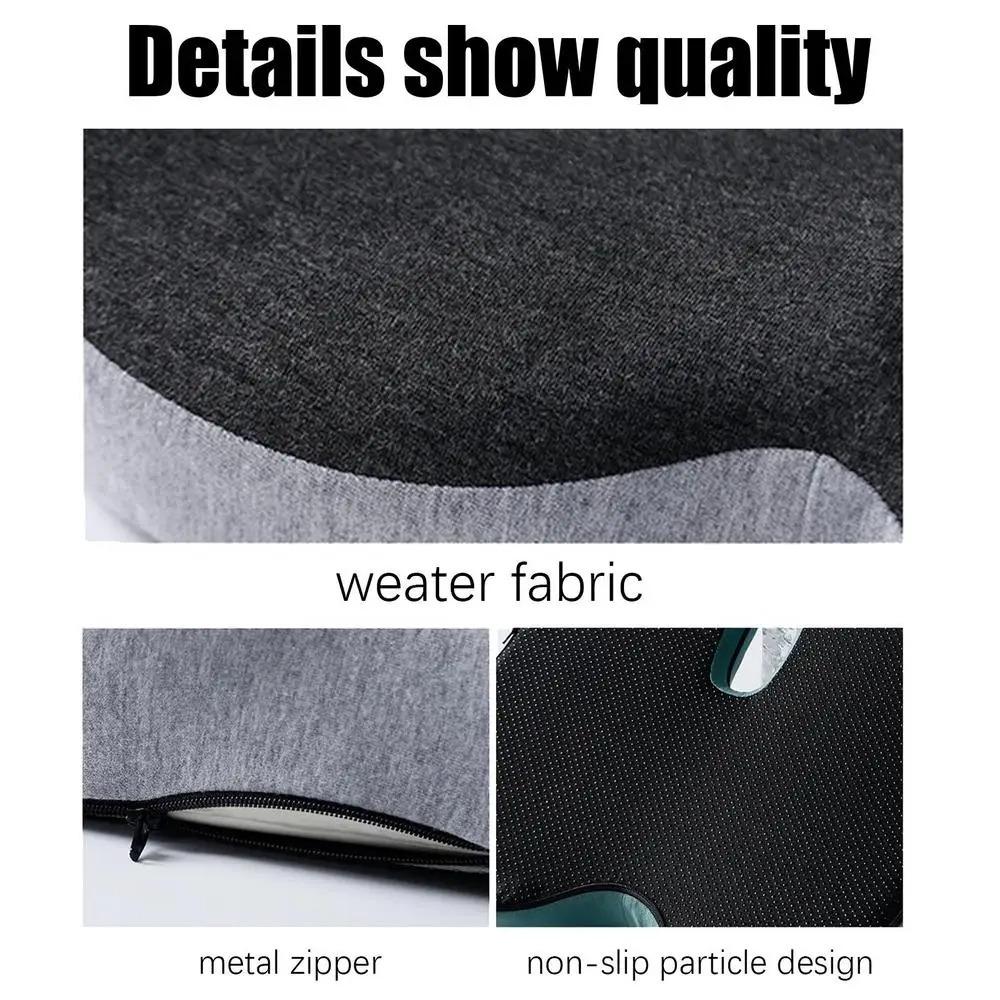 Breathable Memory Foam Backrest Cushion Non-Slip Driving Comfort Cushion  Truck Driver