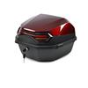 Motorcycle Tail Box - Large Capacity, Durable Material, Waterproof Design, with Night Reflective Light