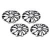 4 Piezas 14 Pulgadas Cubo Completo Aspecto Elegante Se Ajusta a Rueda R14 Cubierta para la Mayoría de Coches Camionetas SUV