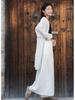 Women's Lightweight Cotton-Linen Wide-Leg Pants for Yoga and Meditation